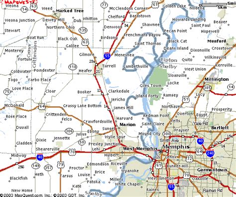 Crittenden County Map 2003