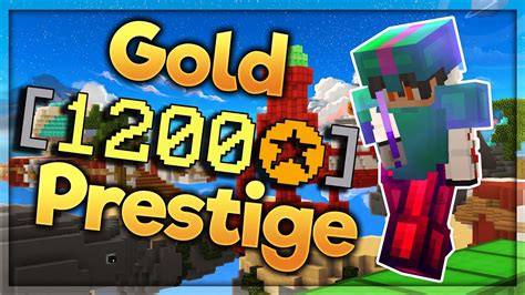 Hitting 1200 Stars Prestige In Minecraft Hypixel Bedwars Gold Prime