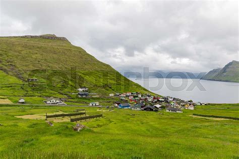 Funningur Færøerne Stock Image Colourbox