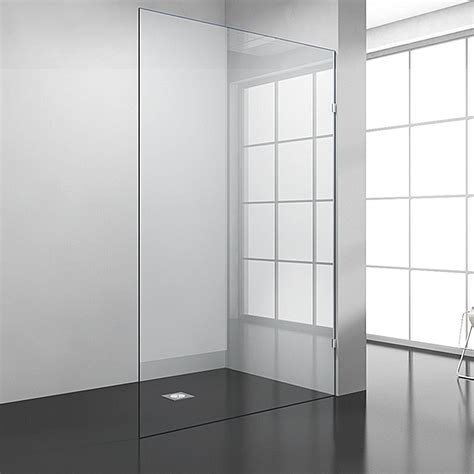 900 X 2000mm Frameless 10mm Safety Glass Shower Screen Alwaysdirect