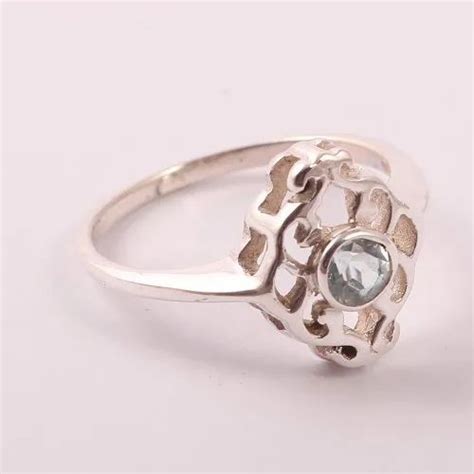 Handmade Sterling Silver Amethyst Gemstone Ring At Rs Piece In