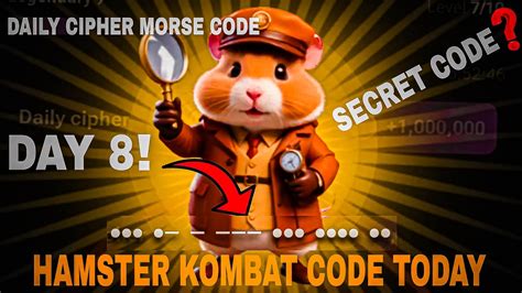 HAMSTER KOMBAT DAILY CIPHER HOW TO TYPE MORSE CODE IN HAMSTER