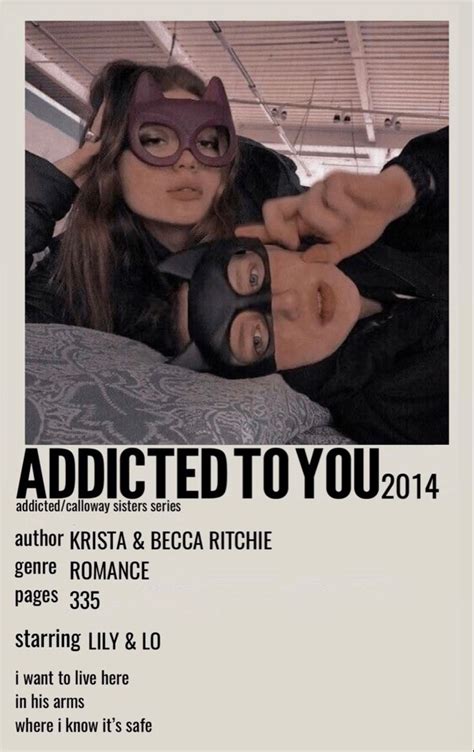 Addicted To You Krista Becca Ritchie Book Poster Book Posters