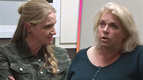 Sister Support Sister Wives Janelle Brown Flees To Christines Home