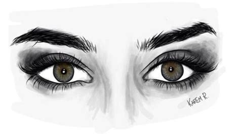 Owl Eyes Sketch at PaintingValley.com | Explore collection of Owl Eyes ...