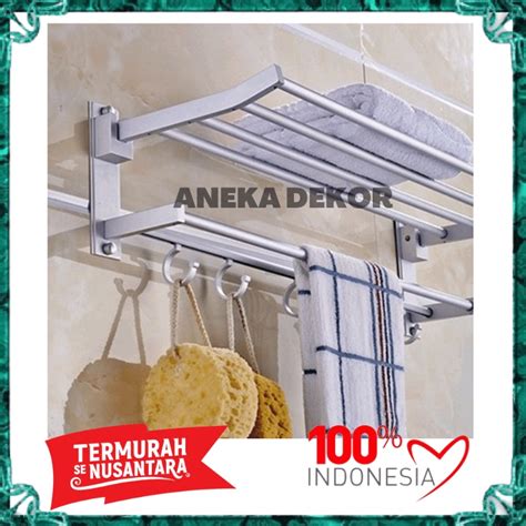 Jual Rak Gantungan Tempat Handuk Anduk Dinding Tembok Gantung Rack