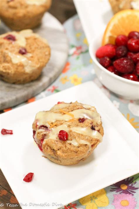 Gluten Free Cranberry Orange Muffins