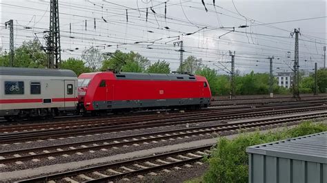 101 014 9 Mit Ic 2082 2084 Ausfahrt Göttingen Nach Hannover Youtube