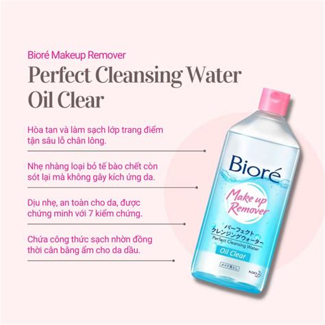 Nước Tẩy Trang Sạch Nhờn Bioré Makeup Remover Perfect Cleansing Water ...
