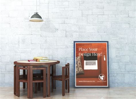 Frame Poster Free PSD Mockup – FreeMockup.net