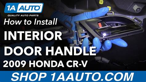 How To Replace Front Interior Door Handle Honda Crv Youtube