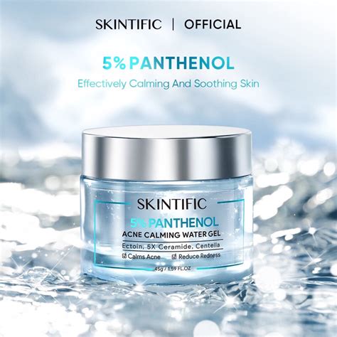 Jual SKINTIFIC 5 Panthenol Acne Calming Water Gel 45 Gr Shopee