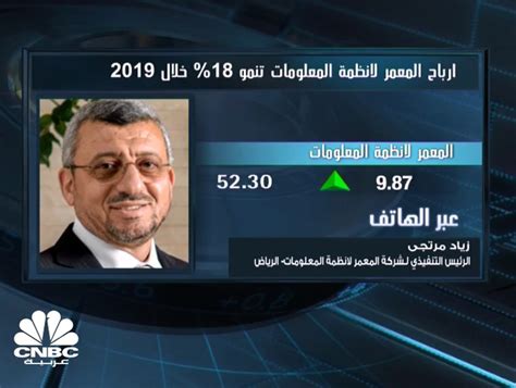 الرئيس التنفيذي لشركة المعمر لأنظمة المعلومات لـcnbcعربية لدينا