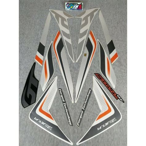 Jual STRIPING MIO SOUL GT PUTIH TAHUN 2014 STIKER LIS STANDAR ORI