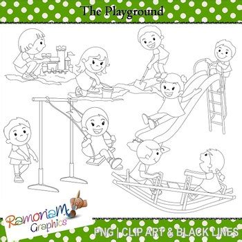 Playground Clip Art By Ramonam Graphics Tpt