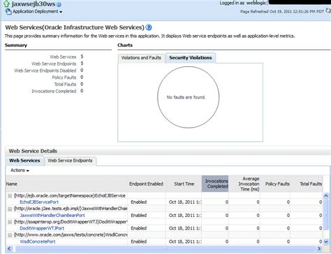 Administering Web Services