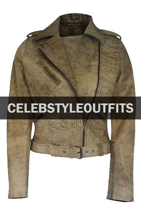 Fast And Furious Letty Ortiz Brown Distressed Suede Jacket