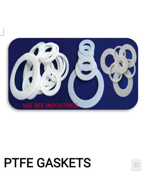 PTFE Gasket Size 6 Inch Thickness 8mm At Best Price In Mumbai ID