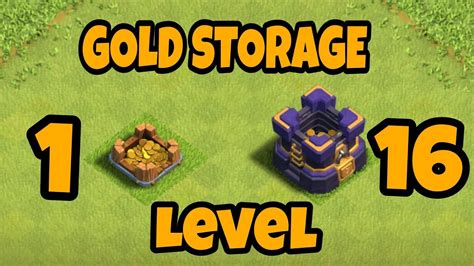 Gold Storage Level Max 16🔥 Just Minutes 🔥 To Go Max Clash Of Clans🔥 Youtube