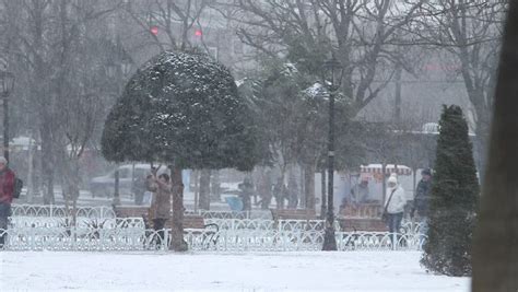 ISTANBUL January 2015-Sultan Ahmet Square In Istanbul, Turkey. Winter ...