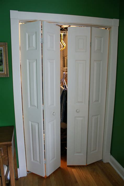 Converting a Bi-Fold Door | Closet door makeover, Bedroom closet doors