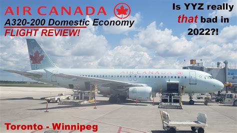 Air Canada A Domestic Economy Flight Review Toronto To Winnipeg