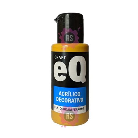 Eq Acrilico Decorativo X Cc Ocre Amarillo Ferroso Art Stica Rs