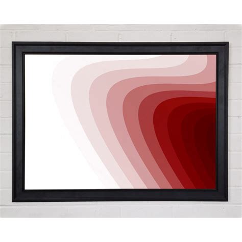 Perspections Gerahmtes Leinwandbild Red Hills Of Time Wayfair De