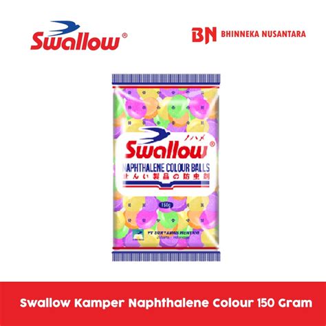 Jual Swallow Kamper Naphthalene Colour 150 Gram Shopee Indonesia