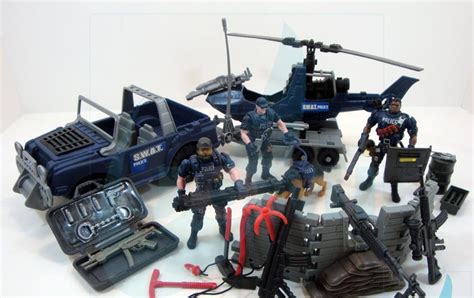 Jomi Toys Police Force Series I Deluxe Action Figure Play Set