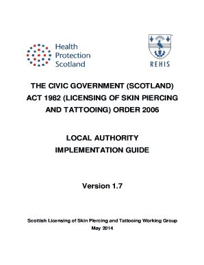 Fillable Online Documents Hps Scot Nhs Licensing Of Skin Piercing And