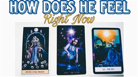 🌺how Does He Feel Right Now 🌺pick A Card Tarot Reading Youtube