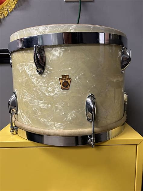 Wfl 1940s Drum Set Marine White Pearl Reverb