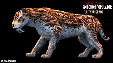 Primeval Smilodon Render 02 By Dracokhajiit On Deviantart