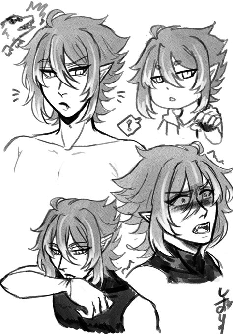 Shio Open Comms On Twitter Rt Shioriarts B W Sketchpage For