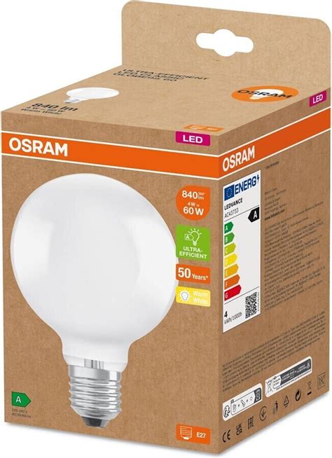 Osram Led Lampe Ersetzt W E Globe G In Wei W Lm K Er