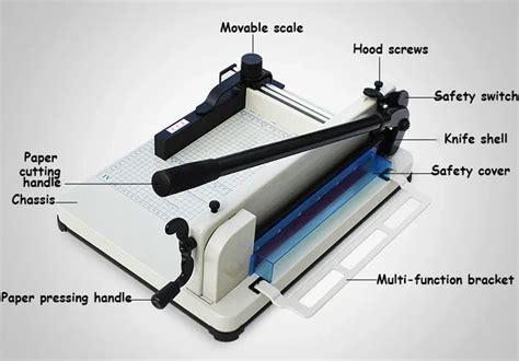 Heavy Duty Paper Cutter Model 858 A4 Size M Yasin Ibico