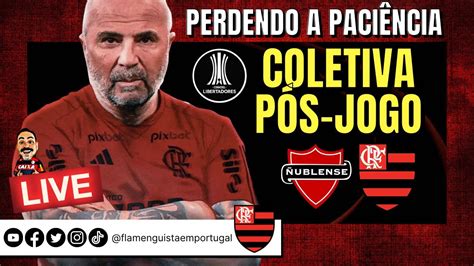 LIVE PÓS JOGO ÑUBLENSE X FLAMENGO PELA TAÇA LIBERTADORES ENTREVISTA