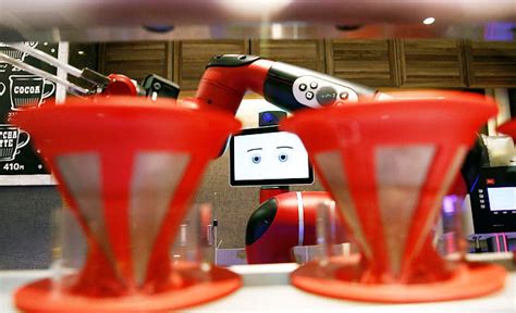 Robot Makes Coffee At New Cafe In Japans Capital Arab News