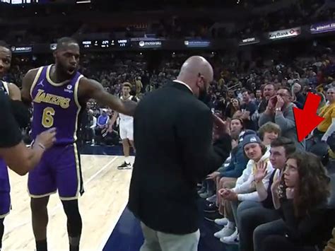 Lebron James Gets Two Courtside Fans Ejected During Overtime Win