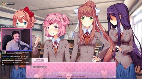 First Time Playing Doki Doki Literature Club With VOICES YouTube