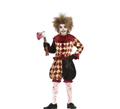 Costume Da Clown Dell Orrore Sanguinante Per Ragazzo