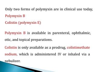 Polyene And Polypeptide Antibiotics Ppt