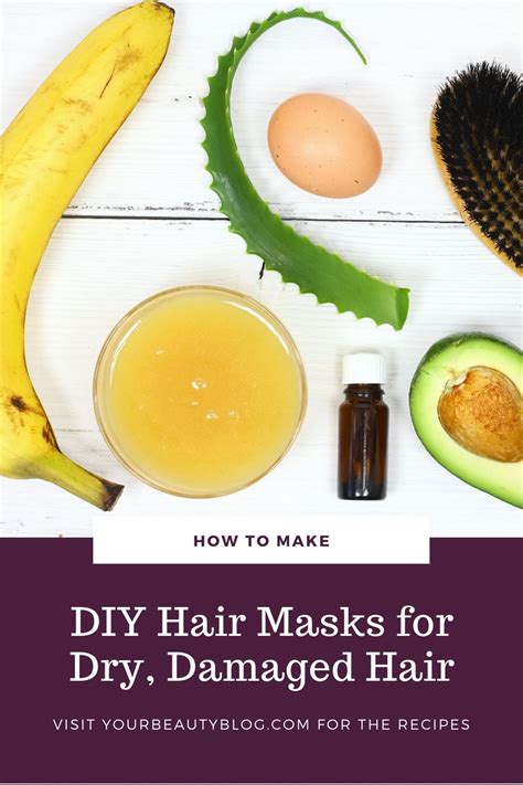 30+ Diy Hair Mask For Dry Damaged Hair | Fashion Style