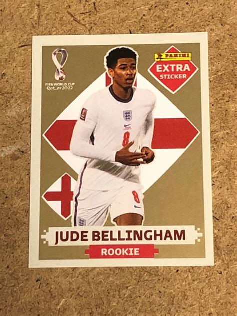 Panini World Cup Qatar Extra Rookie Jude Bellingham Gold