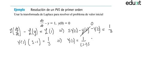 Aplicaci N De Transformada De Laplace En Ecuaci N Diferencial Ordinaria