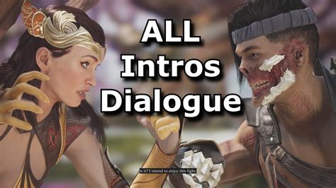 MK1 Nitara Vs Havik ALL Intros Dialogue YouTube