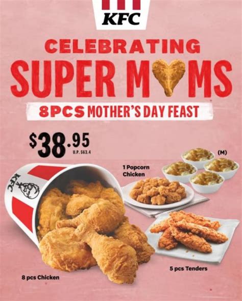 4 May 2023 Onward Kfc Mothers Day Feast Promotion Sg