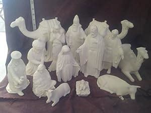 Amazon Duncan Christmas Ceramic Nativity 15 Piece Set 7 To 9