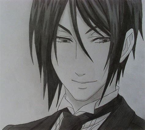 My Drawing Sebastian Michaelis By W1eseluchiha On Deviantart